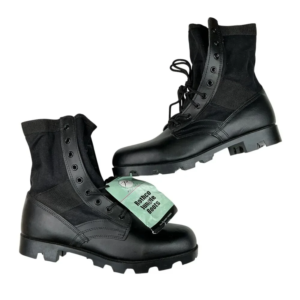 Rothco 5081 Black Leather Military G.I. Style 8